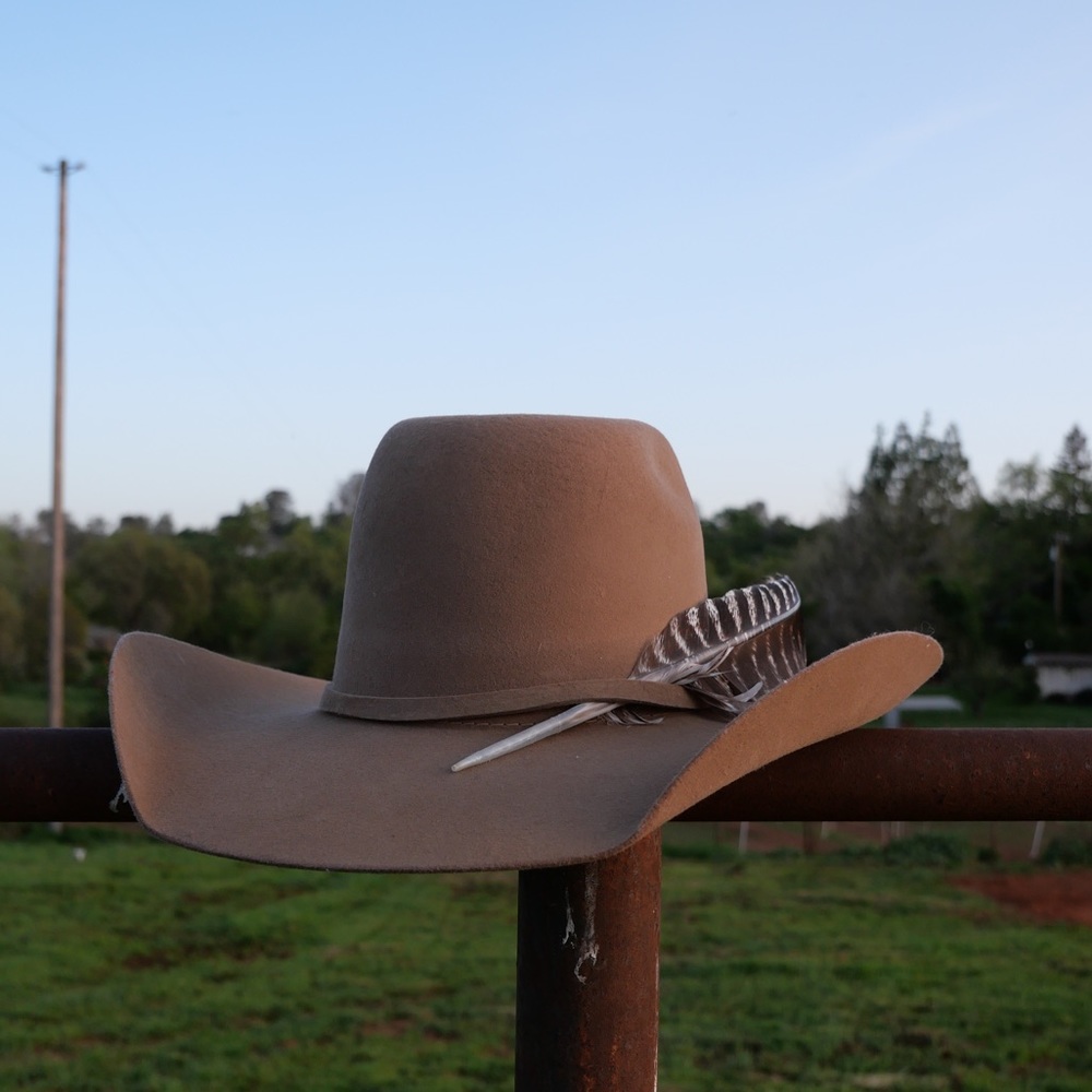 Cody James 3X Men’s Tan Wool Blend Felt Cowboy Hat Size 7 1/8